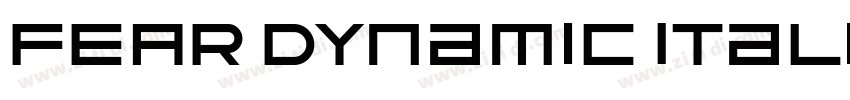 FEAR Dynamic Italic字体转换